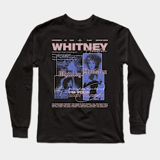 Whitney Houston 80s 90s Vintage Long Sleeve T-Shirt